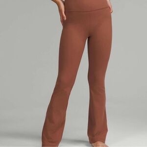 lululemon athletica High-Rise Flare Leggings in Rust